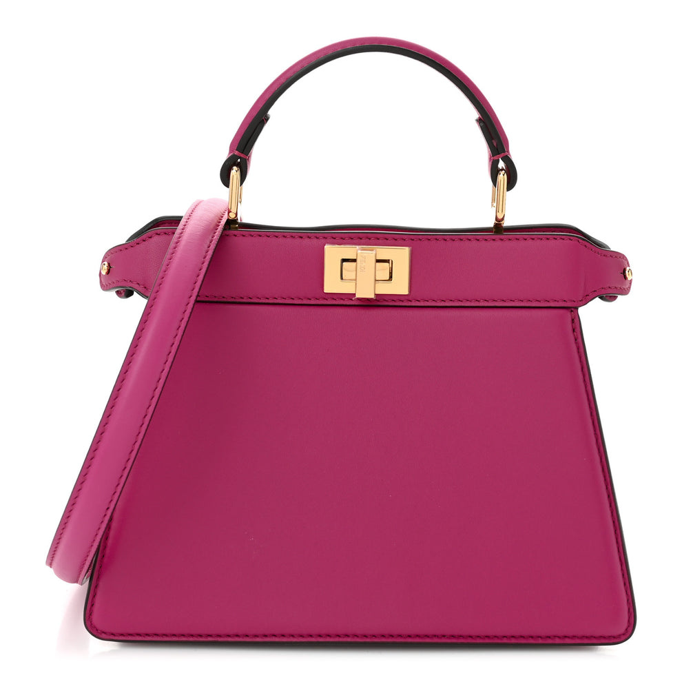 Shiny Nappa Petite Peekaboo I SEE U Satchel Ciclamino Pilar