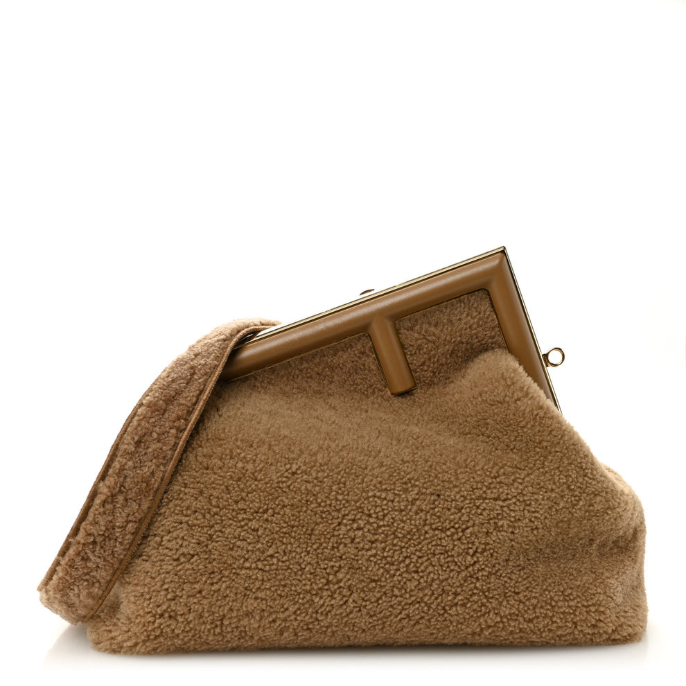Shearling Medium Fendi First Camel