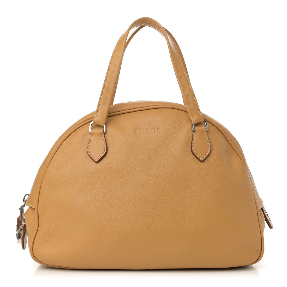 Vitello Daino Bowler Bag Sughero