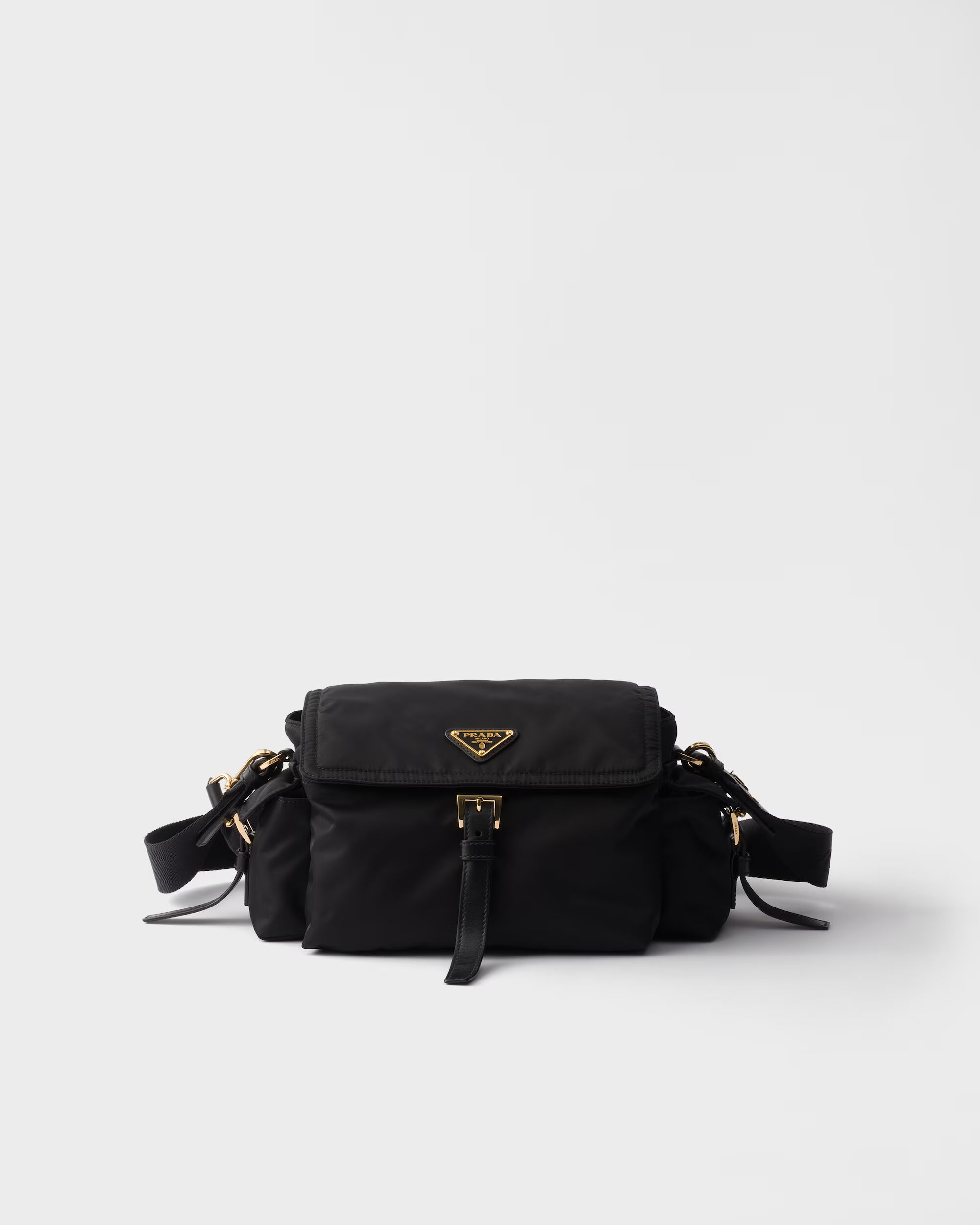 Prada Explore medium Re-Nylon shoulder bag with flap