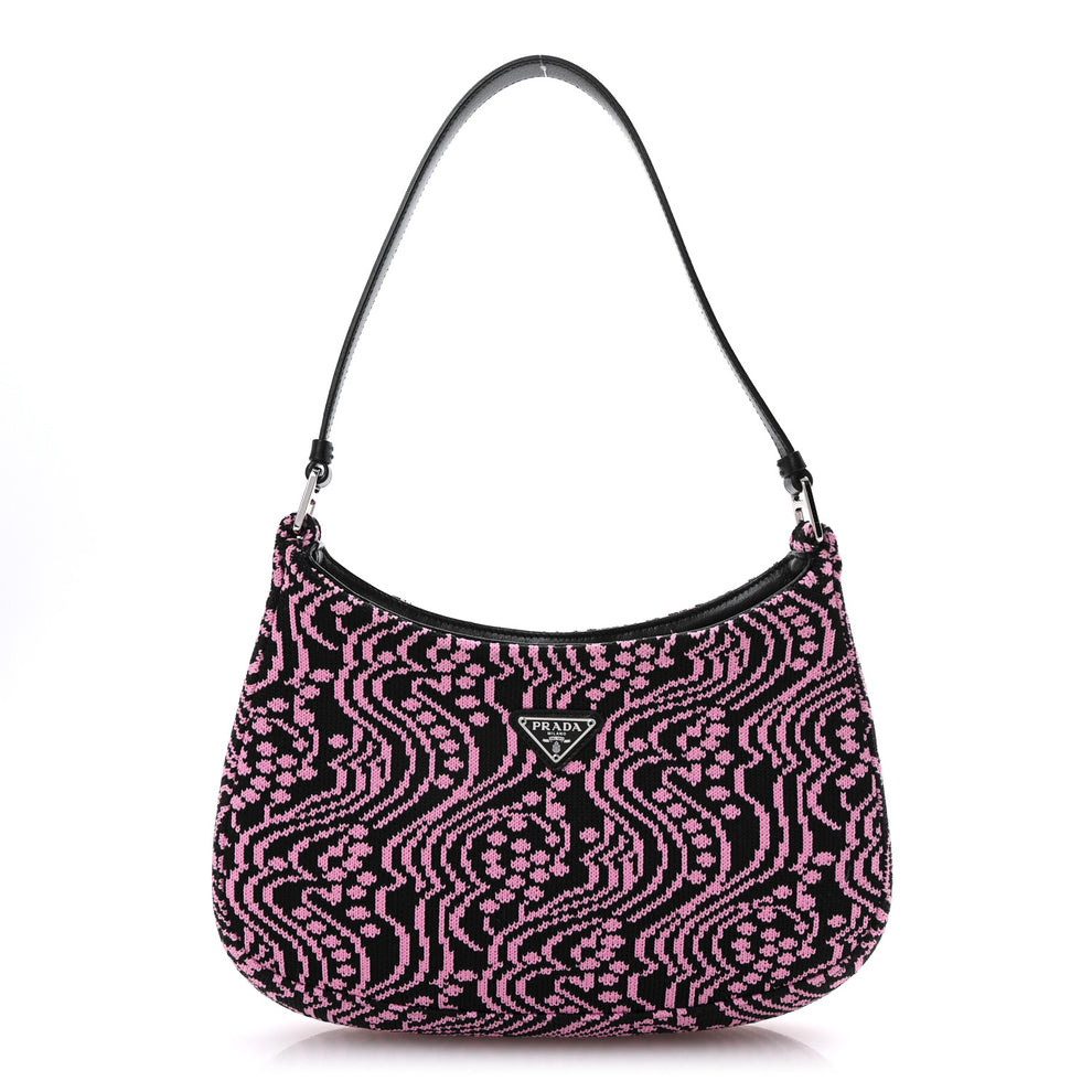 Maglia Jacquard Cleo Shoulder Bag Black Rosa