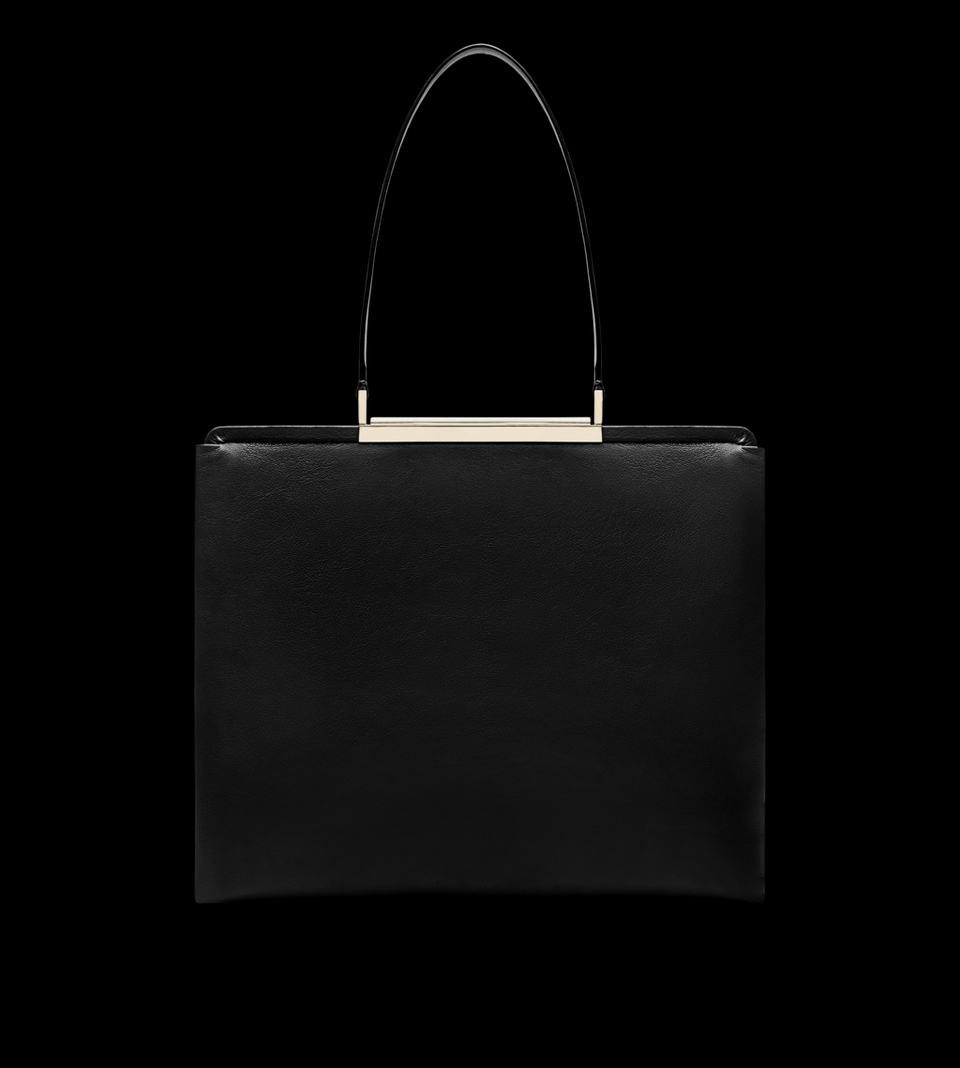 SUPPLE GRAIN LEATHER PATRICK SHOULDER BAG