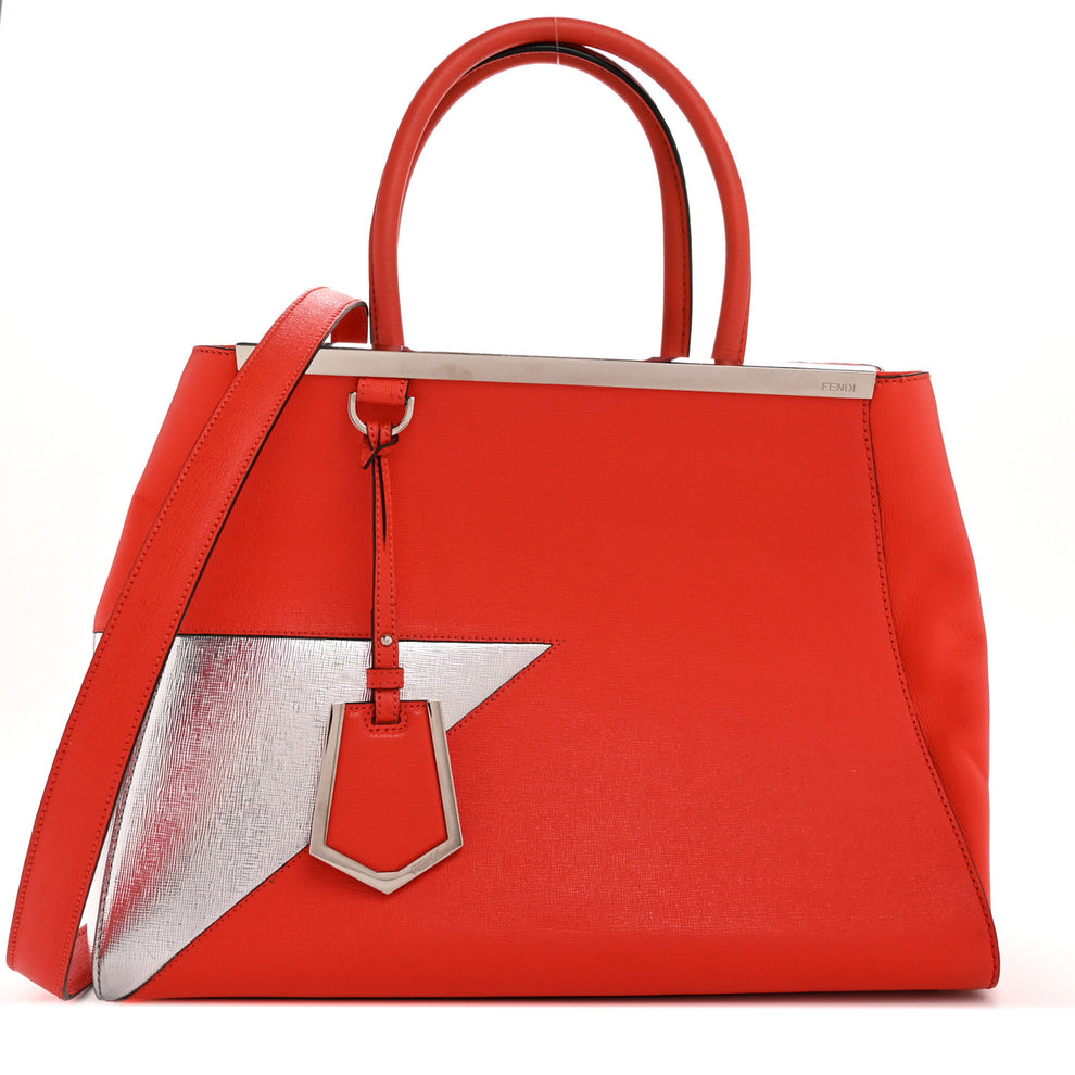 Vitello Elite Regular 2Jours Tote Papavero Silver