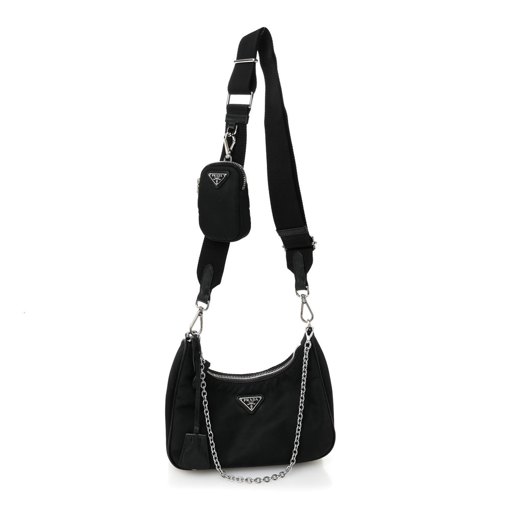 Nylon Re-Edition 2005 Shoulder Bag Black
