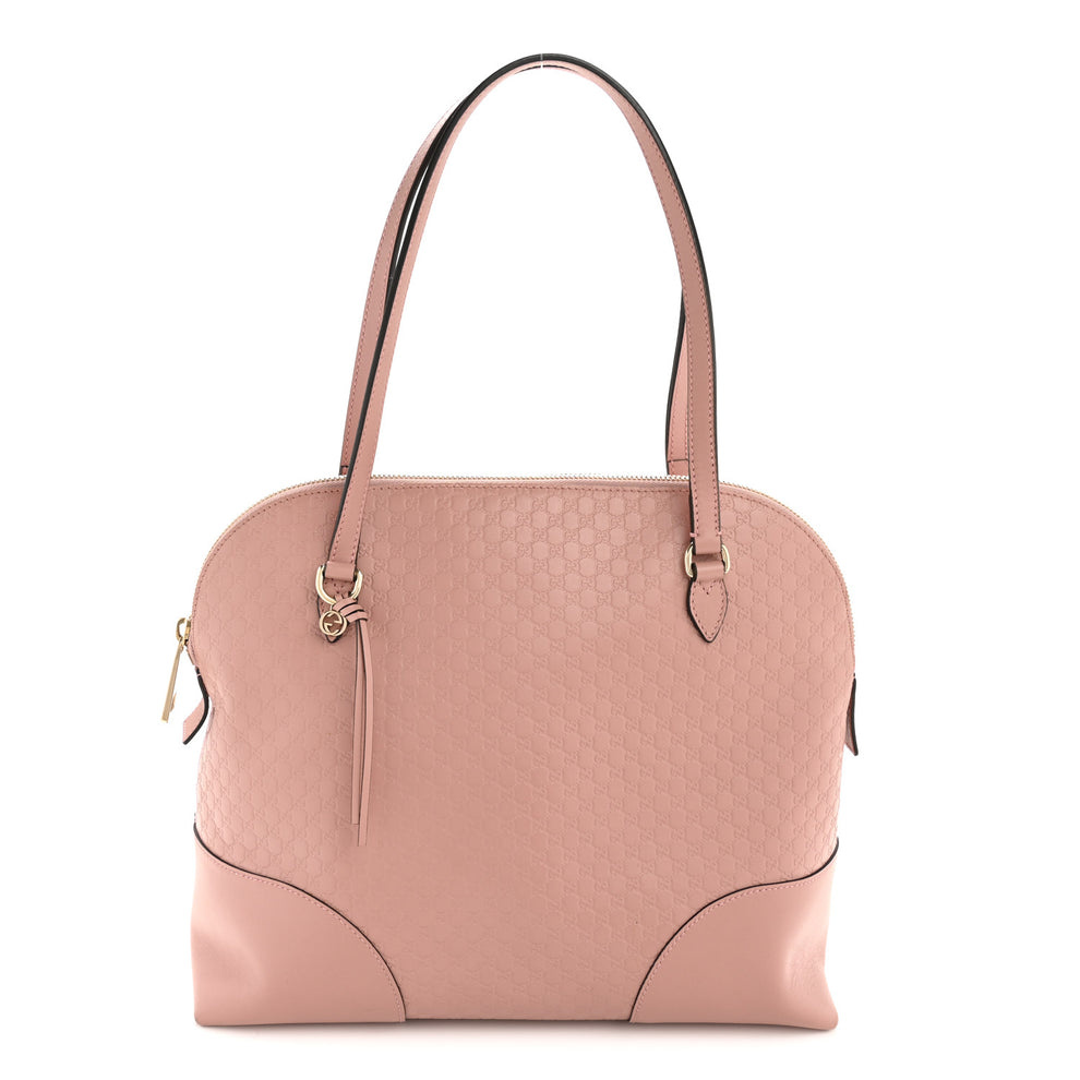 Soft Microguccissima Medium Bree Shoulder Bag Soft Pink