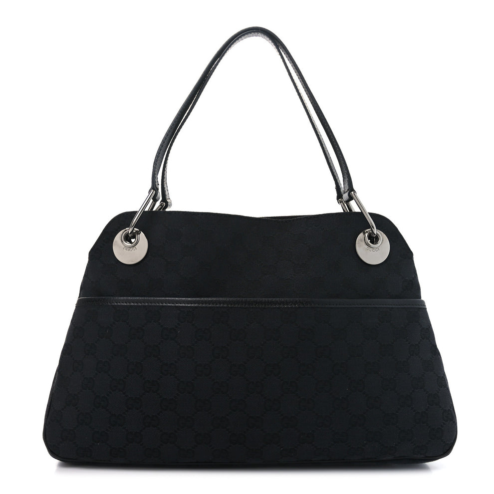 Monogram Medium Eclipse Shoulder Bag Black