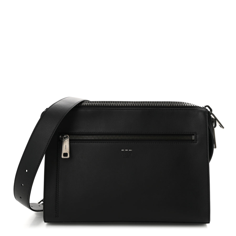 Vitello Grace Messenger Bag Black