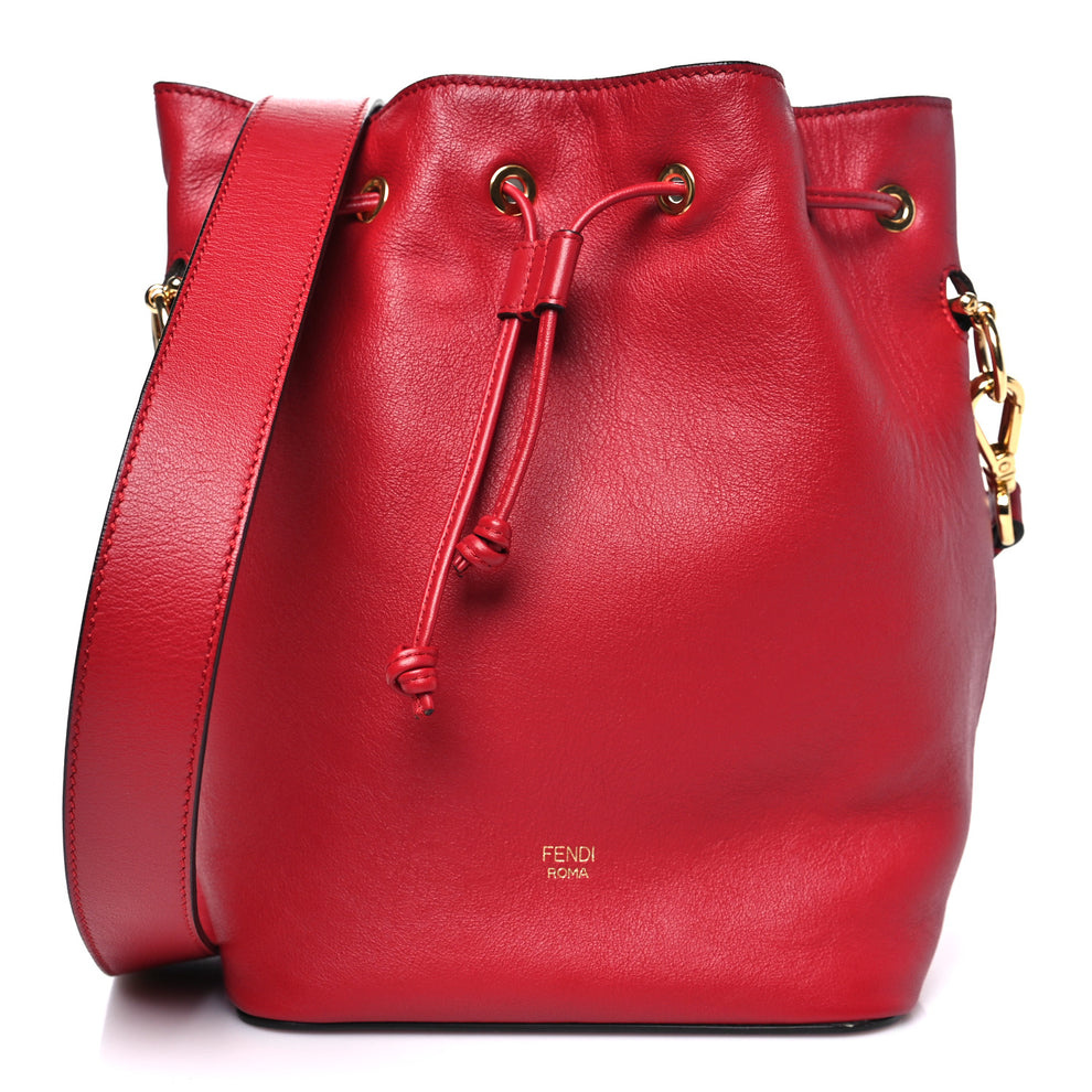 Vitello Grace Matte F is Fendi Grande Mon Tresor Bucket Bag Fragola