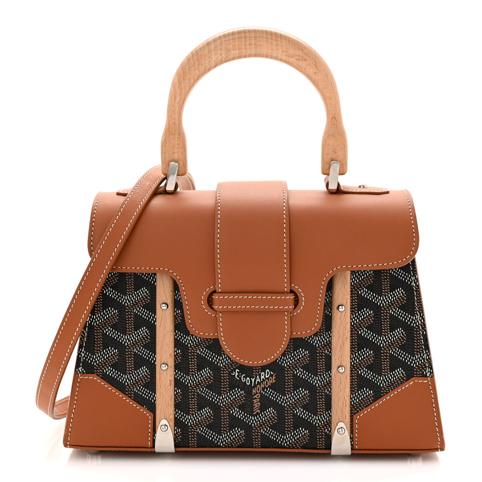 Goyardine Structure Mini Saigon Black Gold