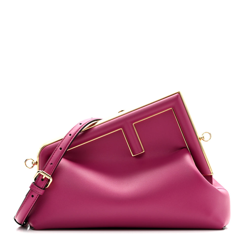 Shiny Nappa Midi Fendi First Ciclamino Pilar
