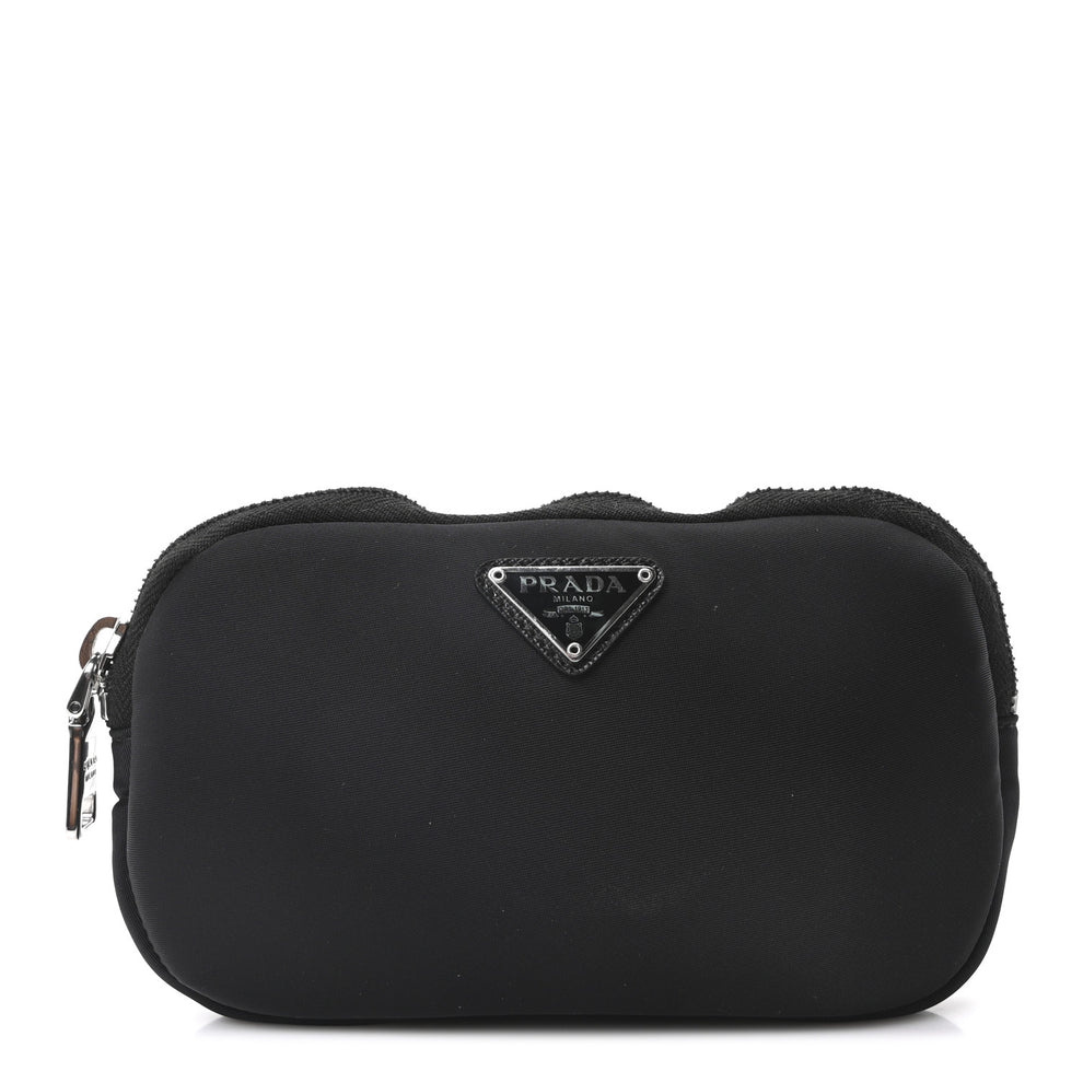 Nylon Saffiano Belt Bag Black