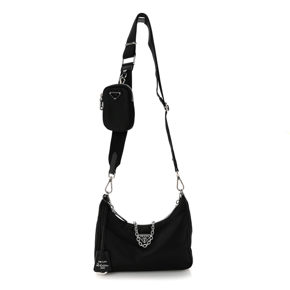 Nylon Re-Edition 2005 Shoulder Bag Black