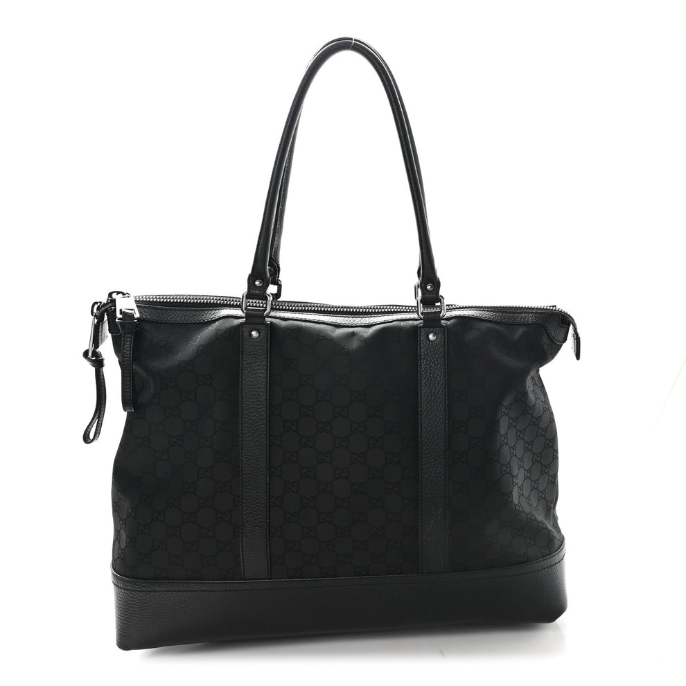 Monogram Large Business Tote Black