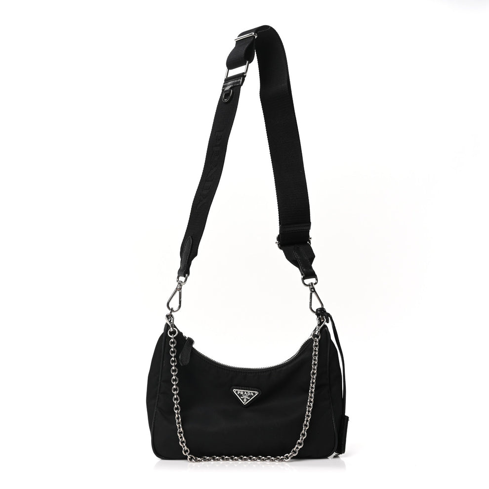 Nylon Re-Edition 2005 Shoulder Bag Black