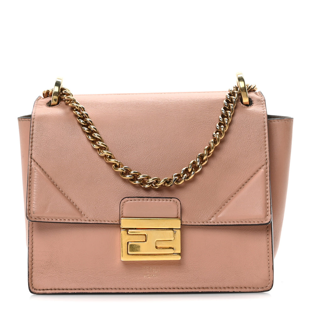 Vitello Grace Matte Small Kan U Shoulder Bag Rosa Bourbon