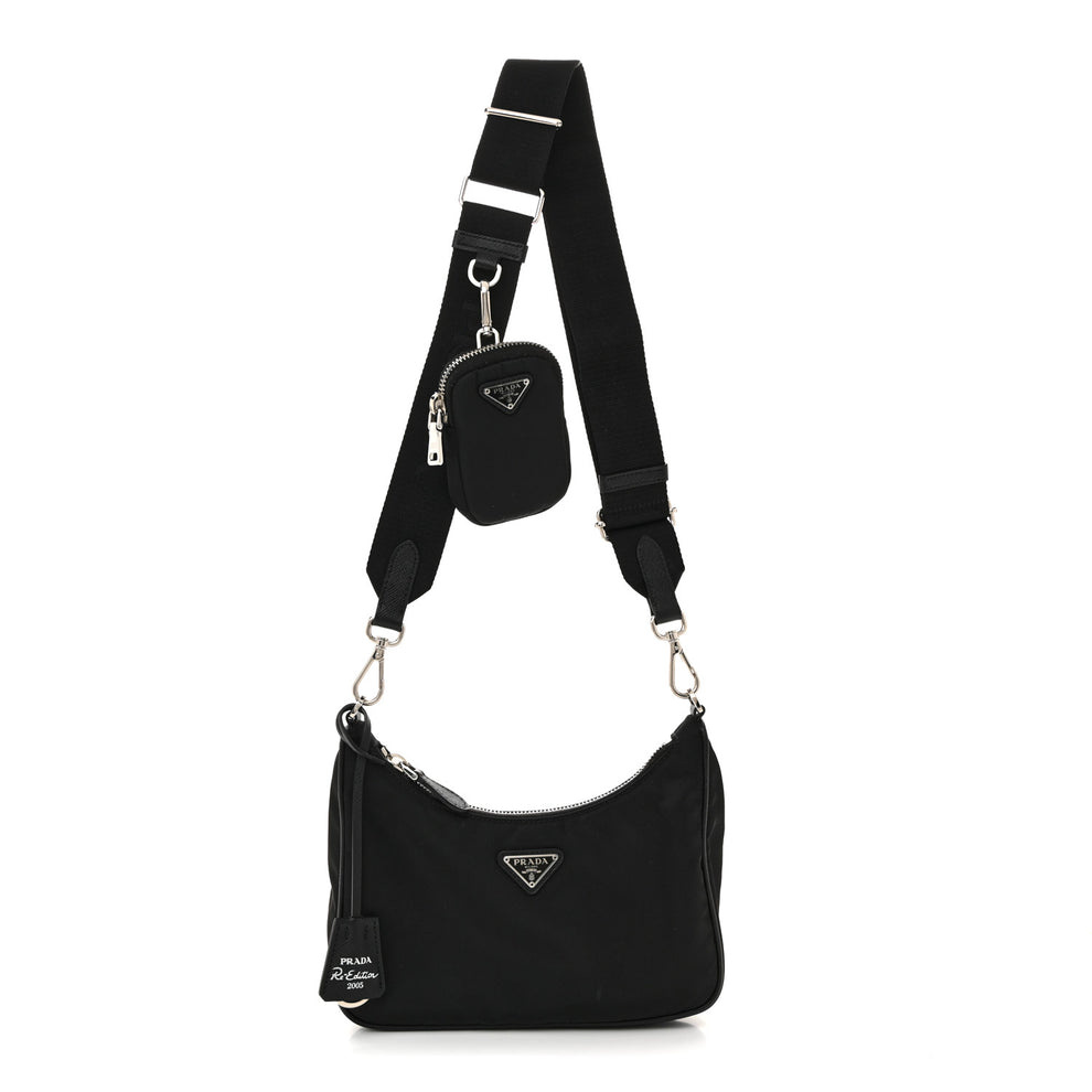 Nylon Re-Edition 2005 Shoulder Bag Black