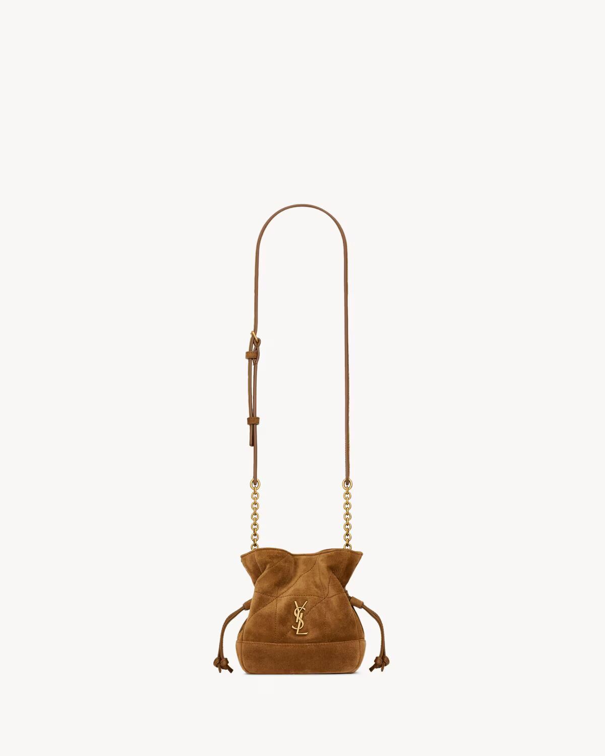 JAMIE mini shoulder pouch in suede